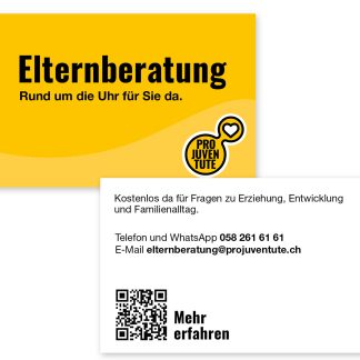 DE: Visitenkarten Elternberatung (Set à 25 Karten)
