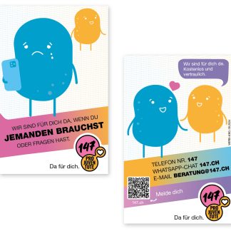 DE: Visitenkarten Beratung + Hilfe 147 (Set à 25 Karten)